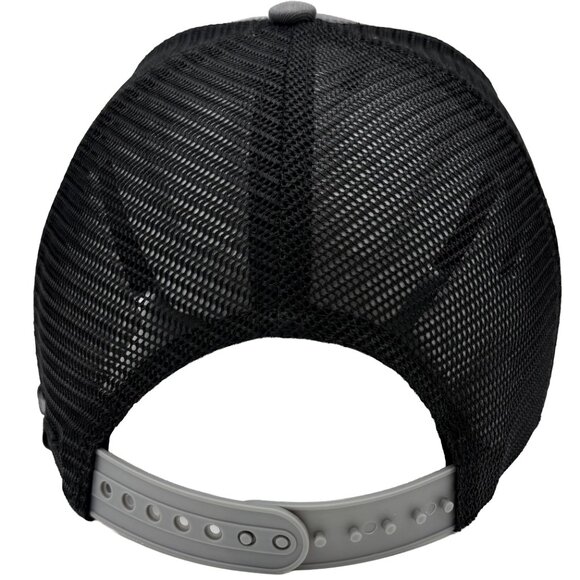 INFINITY HEADWEAR "Don't Tread on Me" Snake Embroidered Grey Black Snapback Hat - Picture 6 of 10